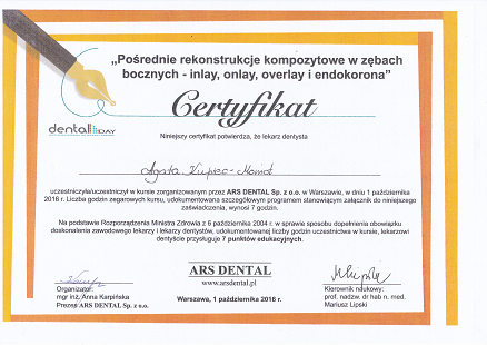 Klinika Dental Spa Stomatologia Dentysta Warszawa Wola Saska Gocław Białołęka Z29